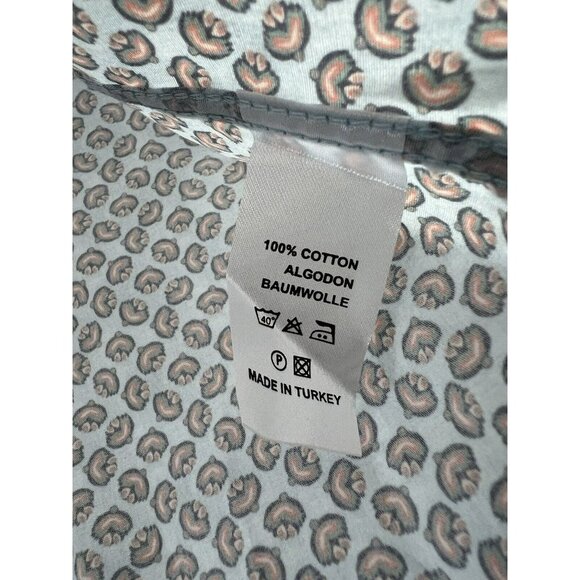 Kurt River Men's Slim Fit Shirt XL Pink Blue Rare Long Sleeve Button Up Spread - Picture 6 of 10